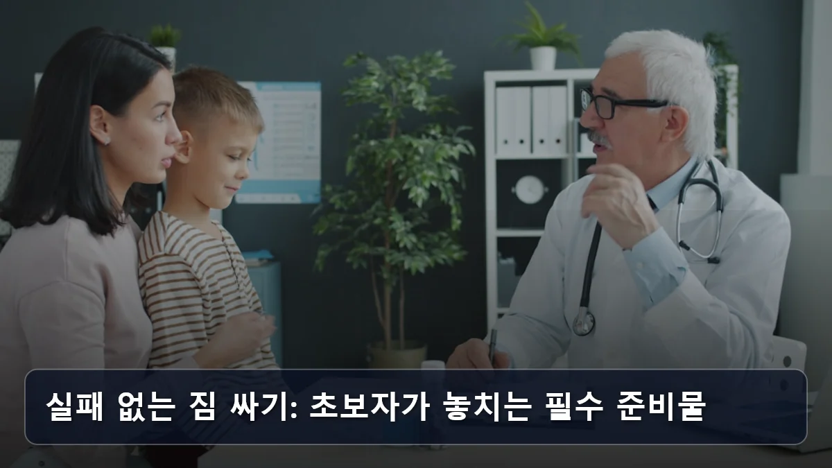 실패 없는 짐 싸기: 초보자가 놓치는 필수 준비물 관련 이미지