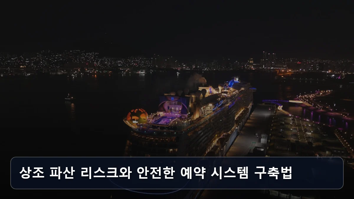 상조 전환 크루즈, 과연 ‘프리미엄’인가? 5060 은퇴 세대를 위한 항공권·선실 등급 검증법과 실질 비용 가치 리포트 5 상조 파산 리스크와 안전한 예약 시스템 구축법 관련 이미지